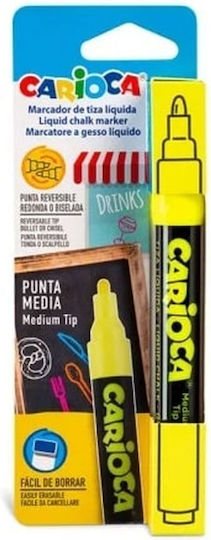 Carioca Marker Yellow Blackboard Liquid Chalk for Glass