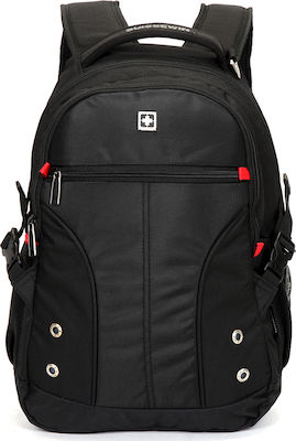 Suissewin Men's Backpack Waterproof Black