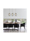 Elefant Adjustable Pendant Light Black Rail with Socket E27 70x20cm