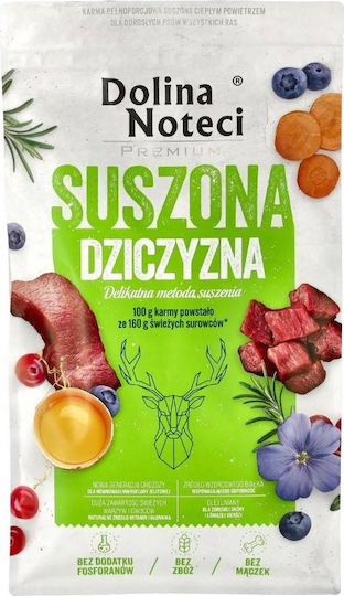 Dolina Noteci Premium 9kg Trockenfutter ohne Gluten für erwachsene Hunde mit Hirsche