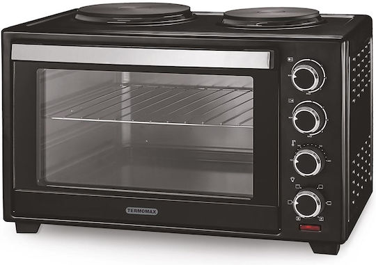 Termomax TXC46CL Electric Countertop Oven 46lt with 2 Burners and Air