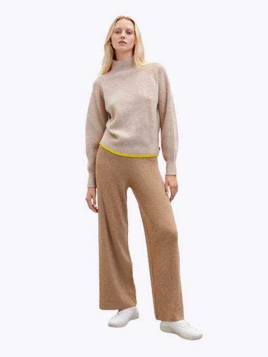 Dama Tesatura Pantaloni Tabac maro