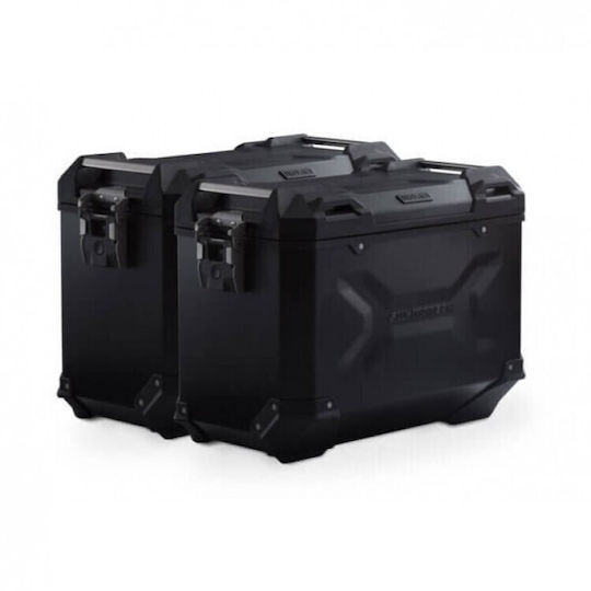 SW-Motech Set de Genti Laterale pentru Motociclete Aluminiu 45lt in Negru culoare