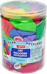 Set of 100 Balloons Multicolor