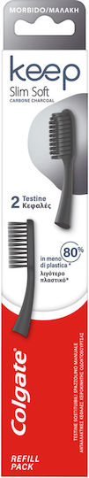 Colgate Slim Refill Pack Manual Toothbrush Soft Gray 1pcs