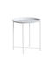 BT28 Round Metal Side Table White L47xW47xH50cm