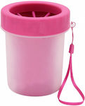 Nunbell Pet Dog Foot Cleansing Container Pink 10.1x14.7cm