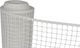 03009 Plasă de Balustradă Alb 1x50m