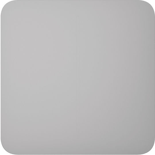 Ajax Systems Solo Button (1-Gang/2-Way) Fog Lighting Switch Front in Gray Color