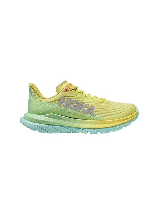 HOKA Mach 5 Women's Running Yellow Sport Shoes