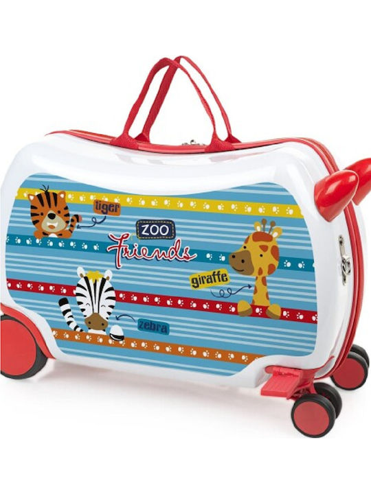 ARSAMAR Rider Crayons Zoo Kids Cabin Hard Suitc...