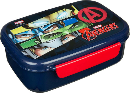 Scooli Avengers Plastik Kinder Lebensmittelbehälter Rächer Mehrfarbig 18 x 12 x 6cm