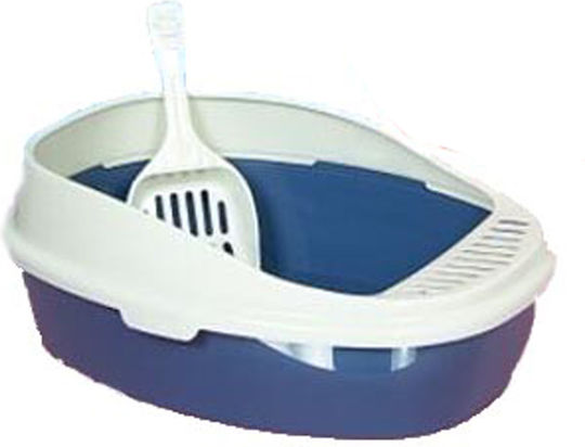 ForHome Katzenbecken Blau L44 x B28 x H9.5cm