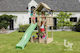 Blue Rabbit Pagoda Holzturm Spielzeug mit Rutsc...