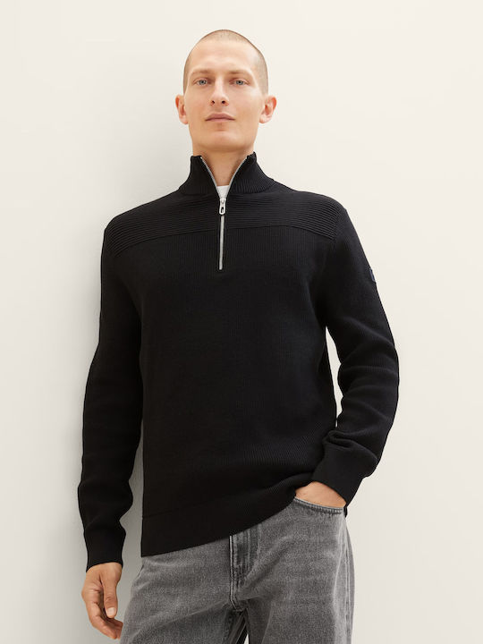 Tom Tailor Long Sleeve Sweater Black