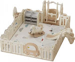 ForAll Spielplatz mit Korb 180x200x63cm. Beige