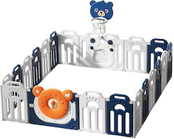 ForAll Plastic Playground Set Captain Bear with Basketball Hoop Blue 163x163cm