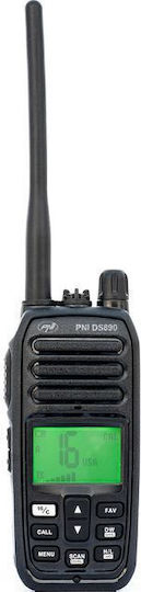 PNI DS890 Ασύρματος Πομποδέκτης VHF Marine 5W με Μονόχρωμη Οθόνη