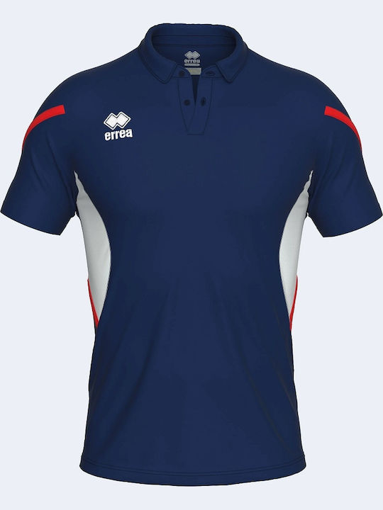Clarc Polo Sportliche Herrenbluse Kurzarm Marineblau