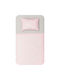 Borea Jingle Baby Sheets Set Crib Cotton Pink 120x160cm 3pcs
