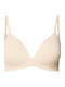 Bra with Light Padding without Underwire Beige