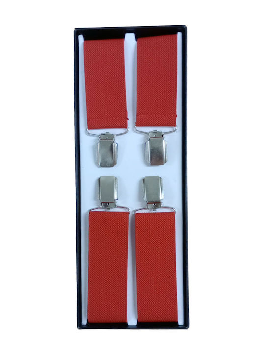 Suspenders Monochrome Red
