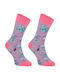 Crazy Socks Femei Șosete Violet 1Pachet