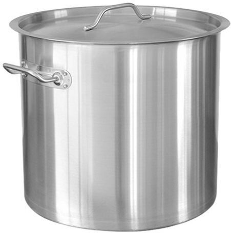 Ready Stainless Steel Marmite Capacity 12lt with Diameter 25cm and Height 25cm.