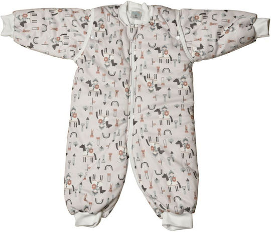 Tender Winter Baby Schlafsack mit abnehmbaren Ärmeln Ecru Tender Winter Baby Schlafsack mit abnehmbaren Ärmeln Ecru