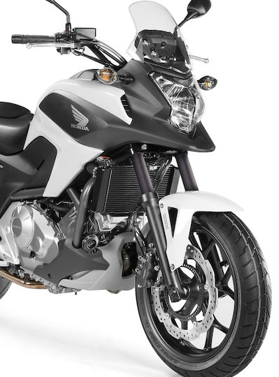 Moto Discovery Motorcycle Front Suspension Protectors Honda NC700X Black