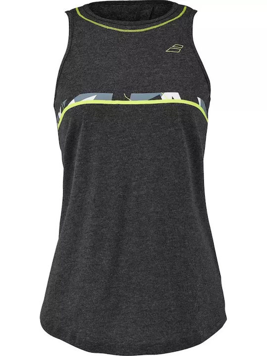 Babolat Damen Sportliche Bluse Ärmellos Schwarz