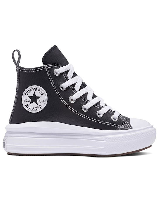 Converse Παιδικά Sneakers High All Star Chuck Taylor Μαύρα