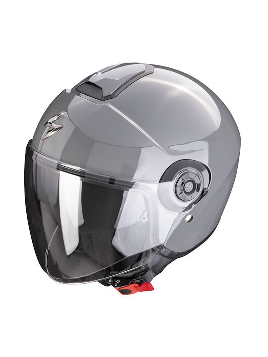Scorpion Exo-City II Solid Cement Grey Motorcyc...