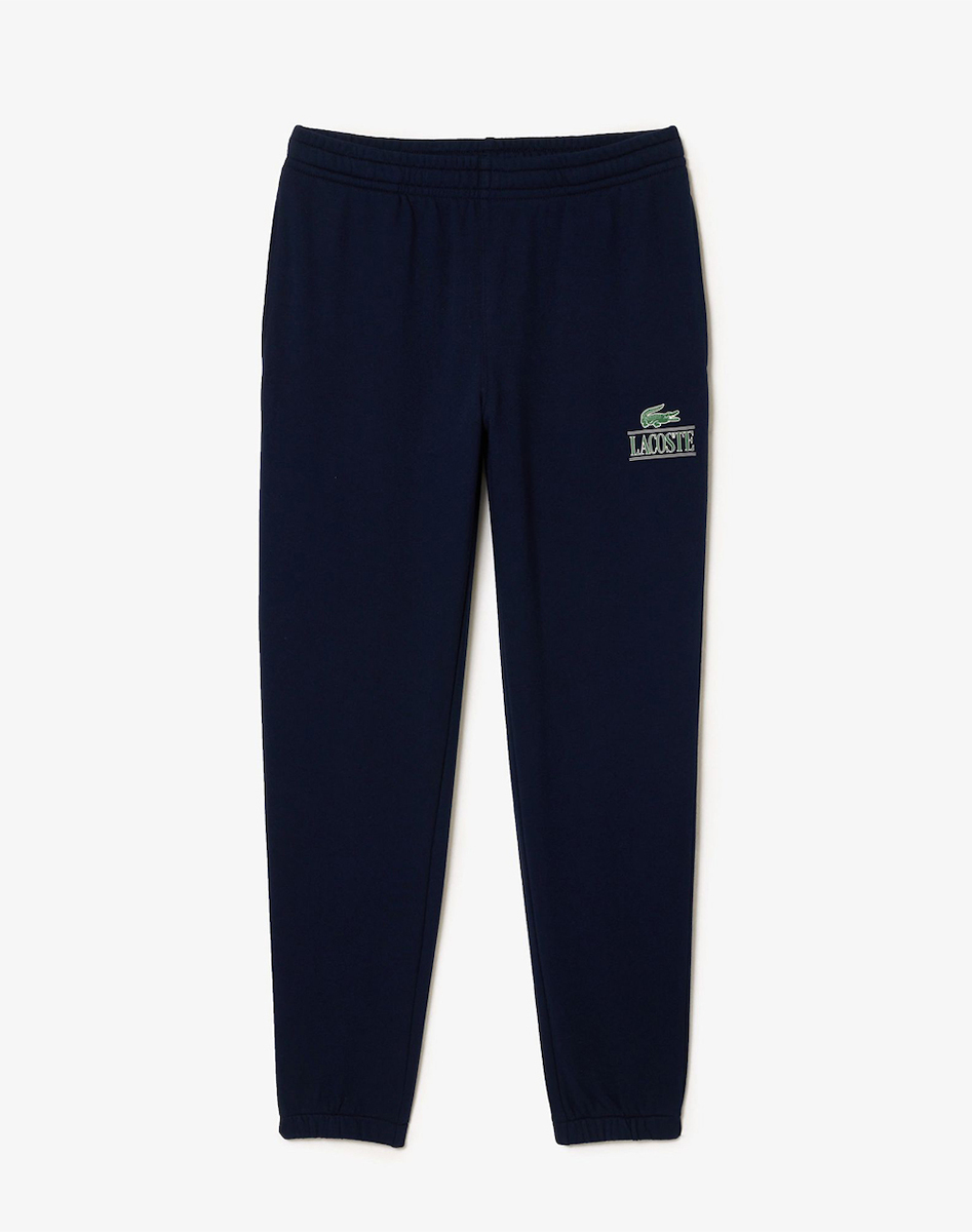 Navy blue lacoste discount sweatpants