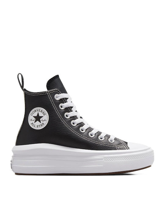 CHUCK TAYLOR ALL STAR Παιδικά Sneakers High Μαύρα