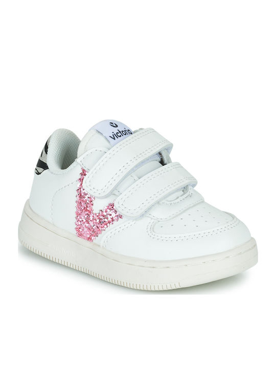 Victoria Παιδικά Sneakers με Σκρατς Λευκά