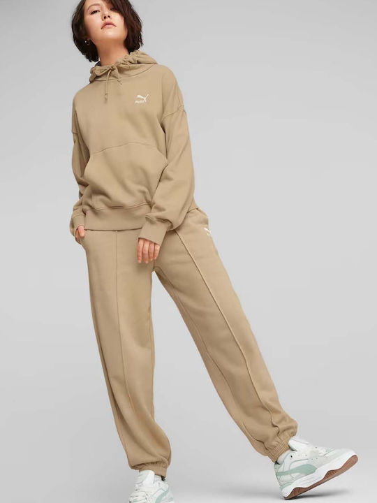 Puma Damen-Sweatpants Ecru