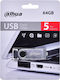 Dahua U116-20 64GB USB 2.0 Стик Сребрист