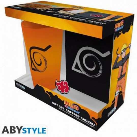 Abysse Naruto Shippuden Konoha Water Glass in Yellow Colour 400ml