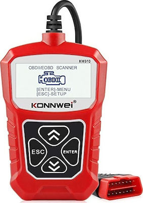 Konnwei Fahrzeugdiagnosewerkzeug Digital OBD 2 mit mit Kabel