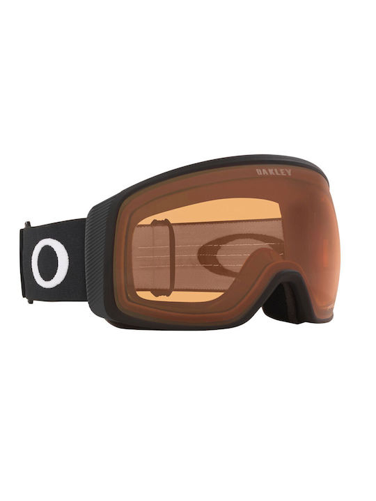 Oakley Flight Tracker Μάσκα Σκι & Snowboard Ενηλίκων με Φακό σε Μαύρο Χρώμα