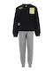 Joyce Kids Sweatpants Set Black 2pcs