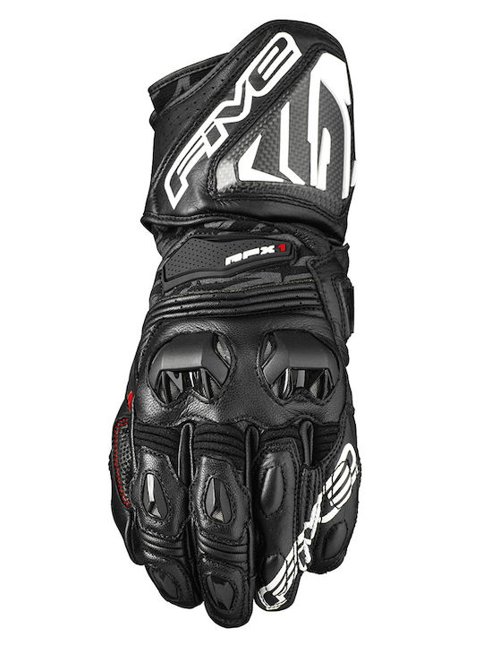 Five RFX1 Herren Motorradhandschuhe Leder Schwarz