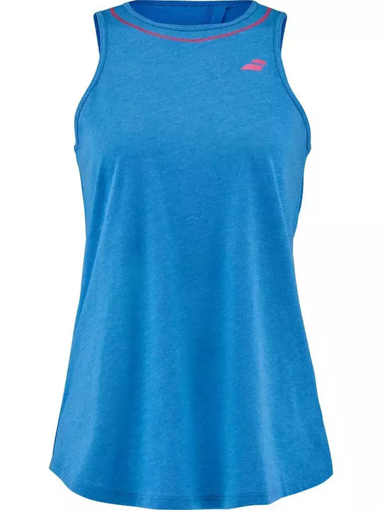 Babolat Women's Athletic Blouse Sleeveless Blue