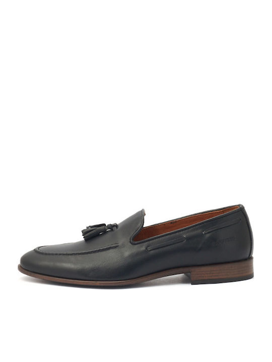 Softies Leder Herren Mokassins in Schwarz Farbe