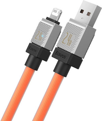 Baseus CoolPlay USB-A to Lightning Cable Πορτοκαλί 2m (CAKW000507)
