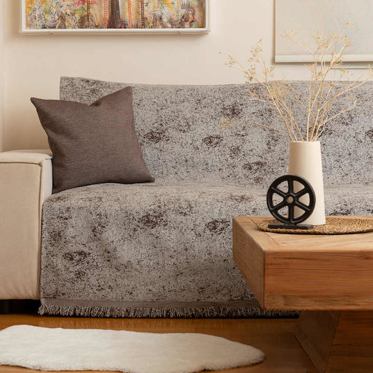 Borea Borea Ριχτάari Πολυθρόνας Chenille 180x180cm Grau