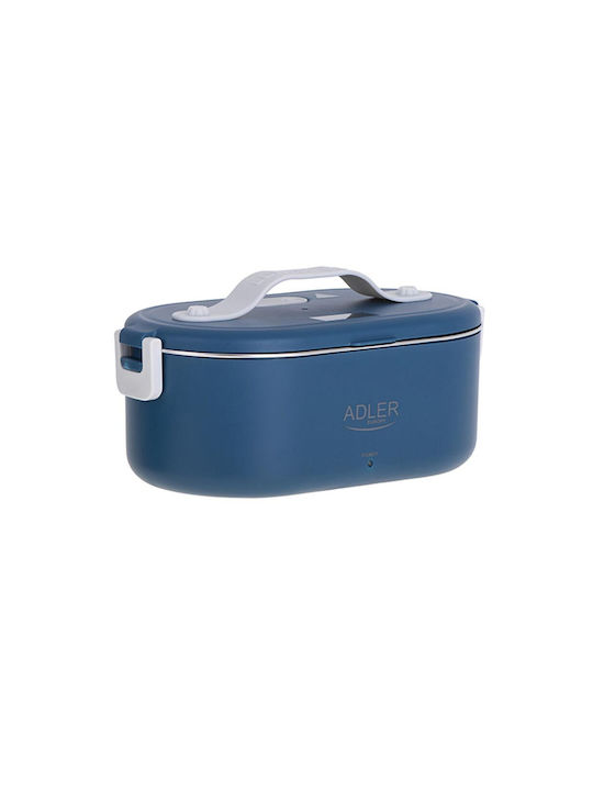 Adler Plastic Electric Lunch Box Blue 800ml