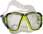 Majorca Silicone Diving Mask Yellow