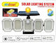 Andowl Waterproof Solar LED Floodlight 1.8W Cold White 6500K IP65